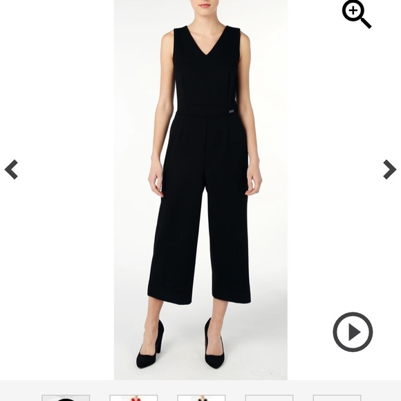 Pink Tartan cropped jumpsuit - Picture 1 of 4